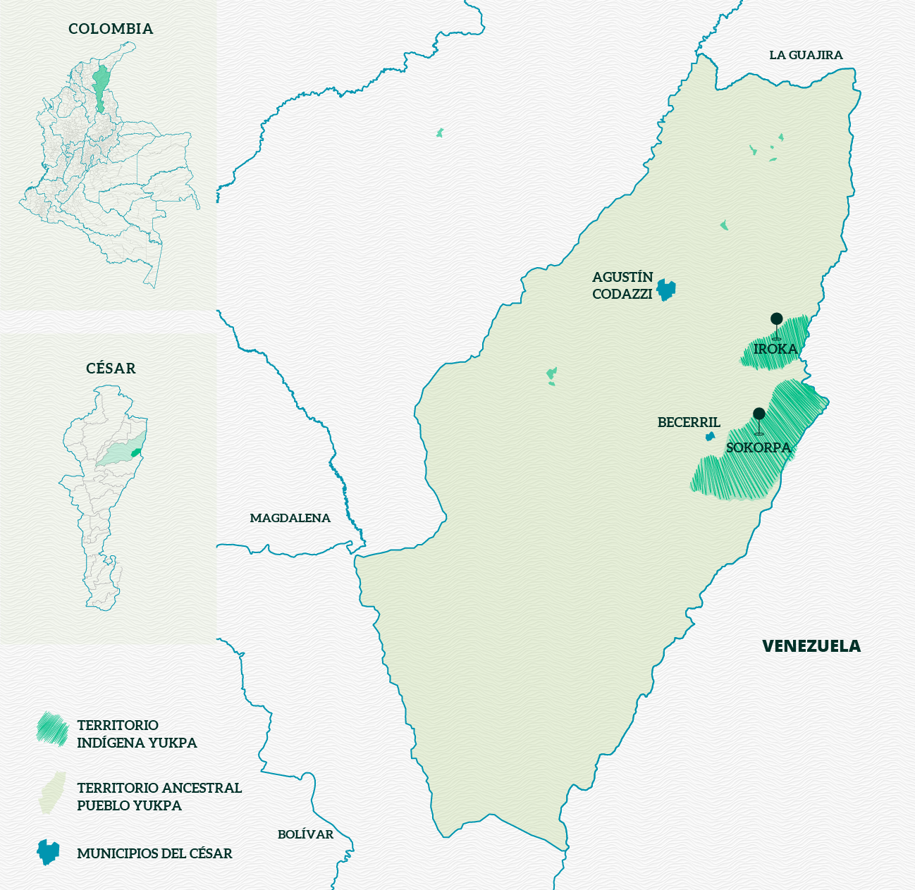 Mapa Indígenas de frontera
